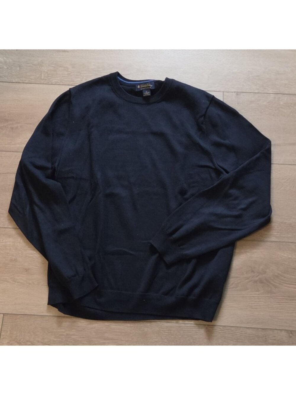 Brooks Brothers Dark Blue Supima Cotton Sweater Mens Large